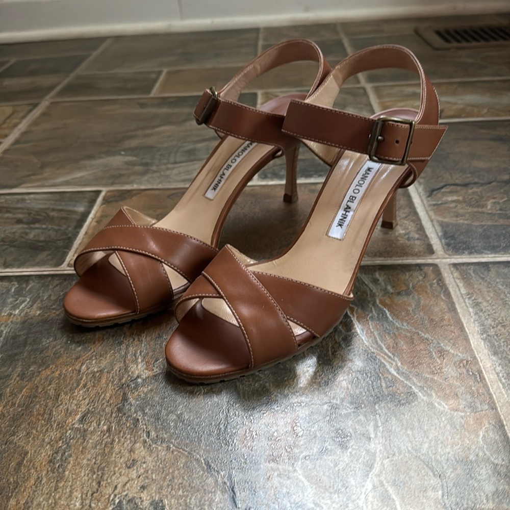 Manolo Blahnik strappy heels